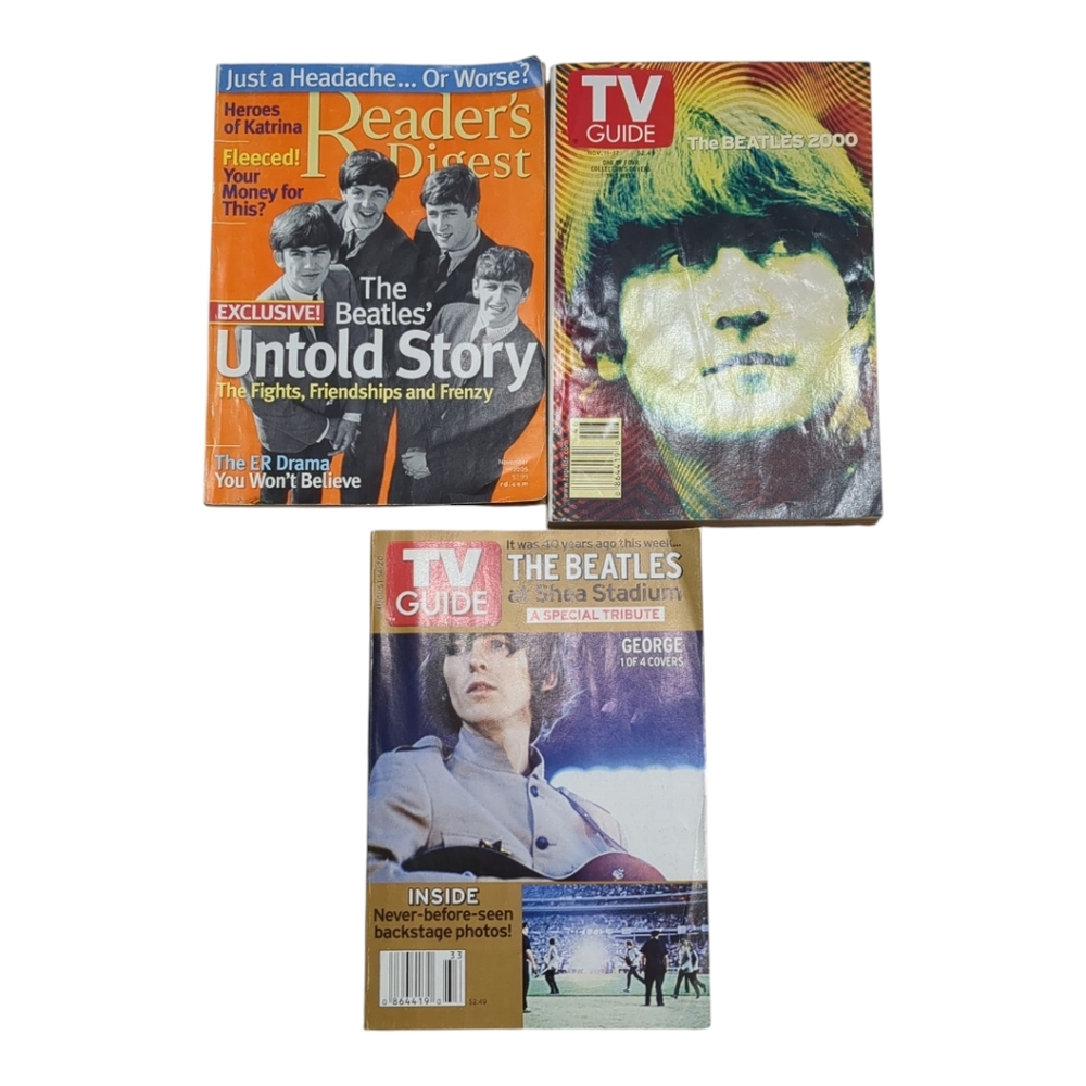 The Beatles TV Guide and Readers Digest Magazine Collection